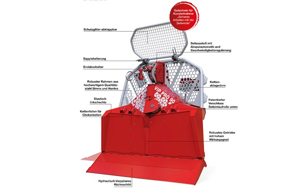Трансмиссионная лебедка VIP PRO 90 F